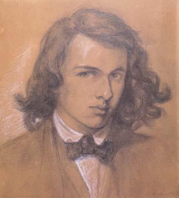 Dante Gabriel Rossetti Self-Portrait (mk28) oil painting image